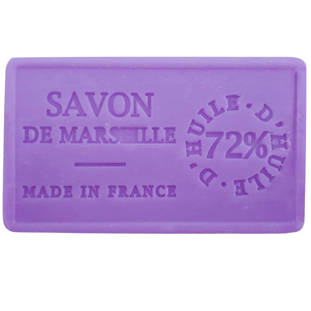 Savon de Marseille Lavande 100g, extra doux et naturel.