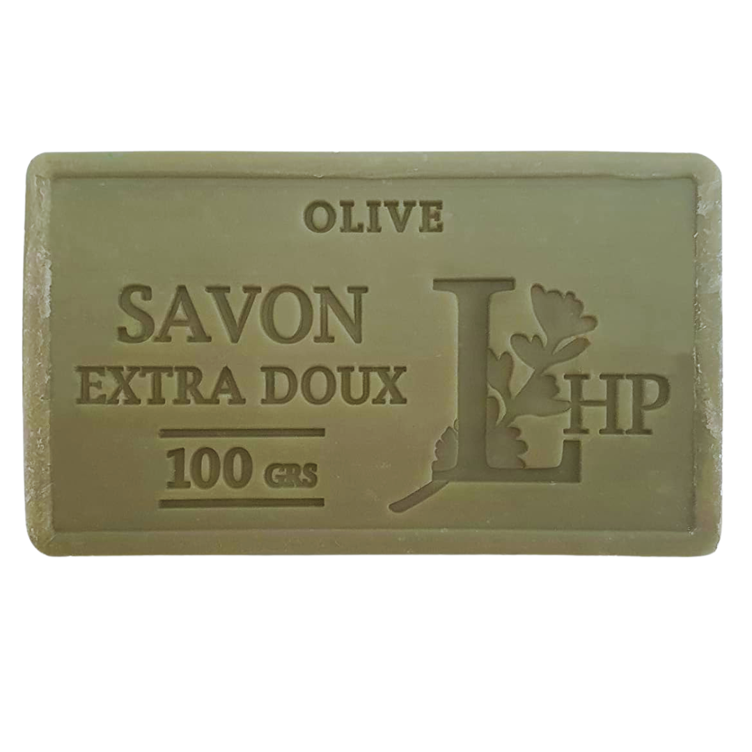 Savon de Marseille 72% huile d’olive 100g, savon naturel extra doux fabriqué en Provence, hydratant et sans parabène.