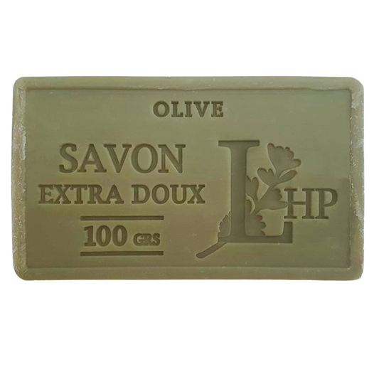 Savon de Marseille 72% huile d’olive 100g, savon naturel extra doux fabriqué en Provence, hydratant et sans parabène.